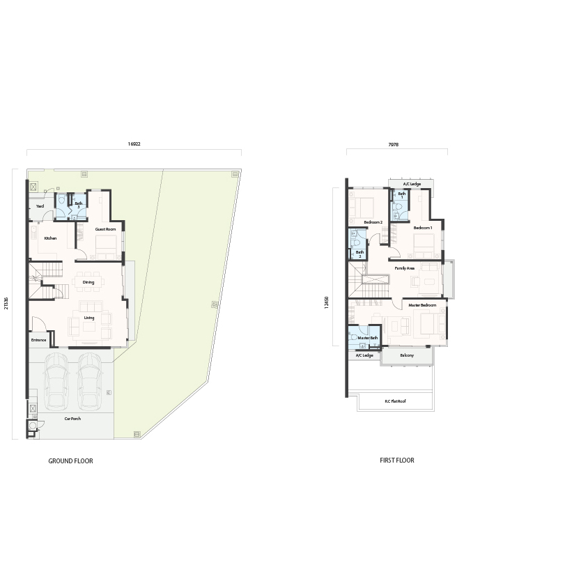 Tamansari Jasmin Type B floor plan in Taman Rawang, Selangor